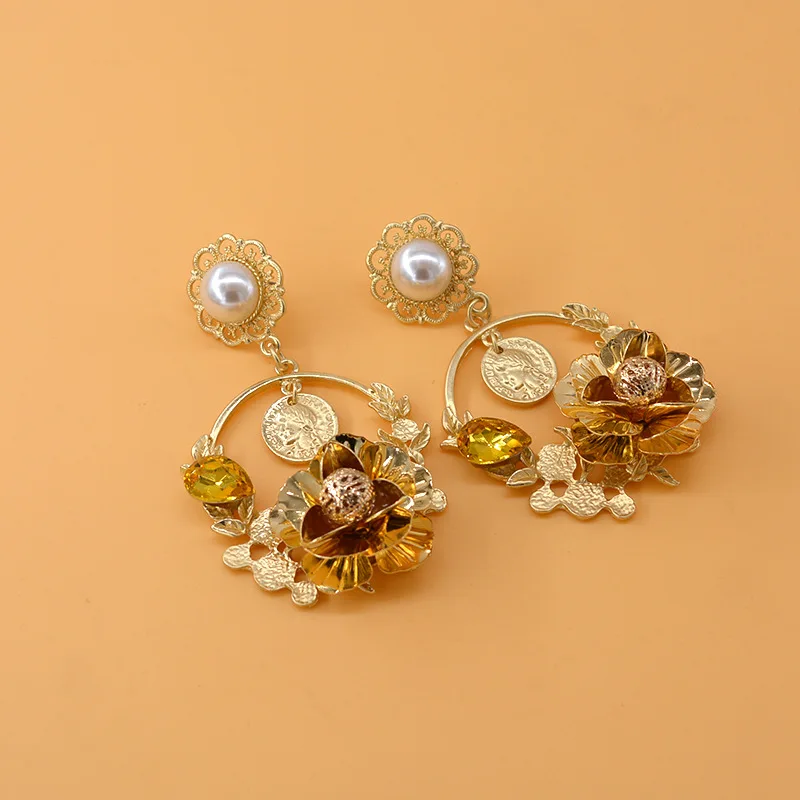 Новые барочные серьги длинные в виде пчел квадратные Ночные Клубные роскошные