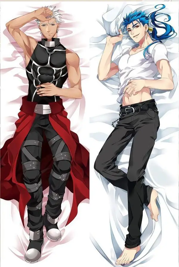 BL мужской японский аниме Fate Stay Night Archer Lancer Throw Otaku Dakimakura подарки постельные принадлежности длинная подушка для объятий чехол 150x50 см