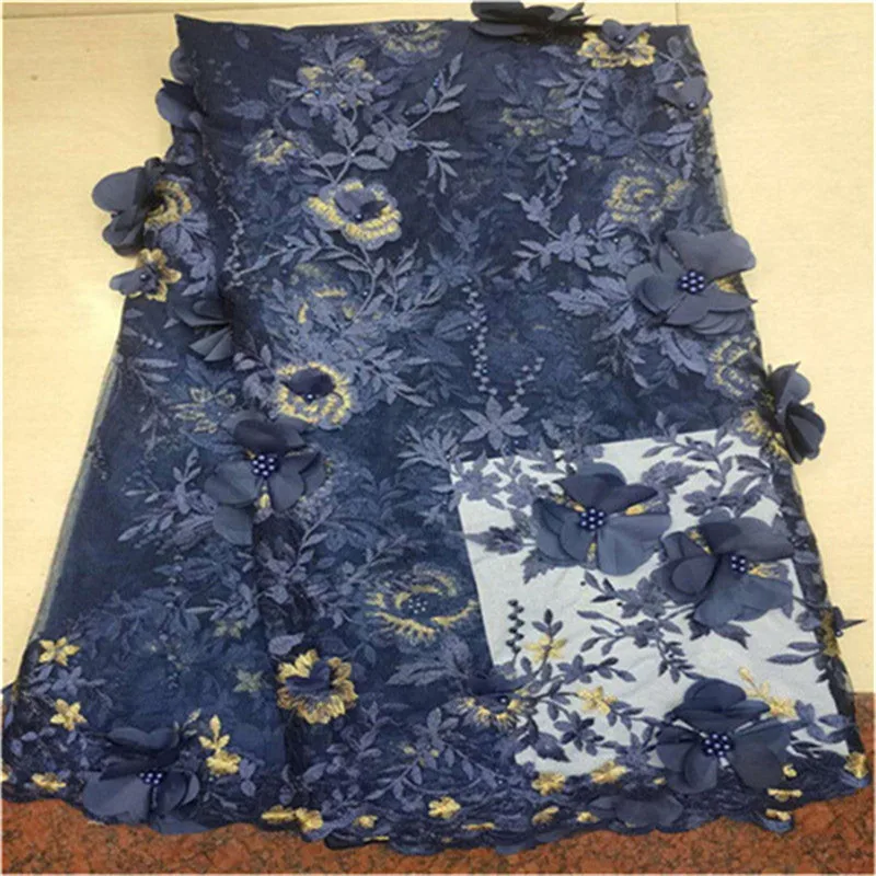 Новейшая кружевная ткань 3d лазерной резки белая африканская высококачественные