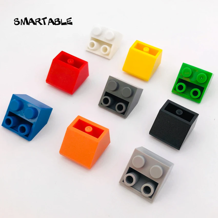 Smartable инвертированный наклон 45 2x2 конструктор MOC детали игрушки Совместимые с