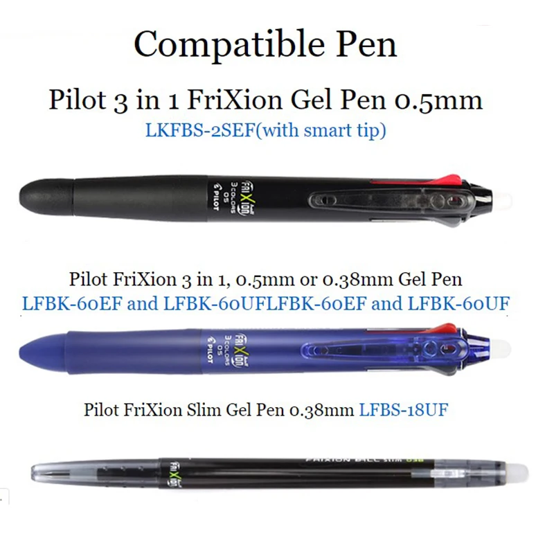 LifeMaster 6 заправок/лот Pilot FriXion шариковая тонкая гелевая ручка-0,38 мм(для пилота LFBS-18UF) японские канцелярские принадлежности LFBTRF30UF