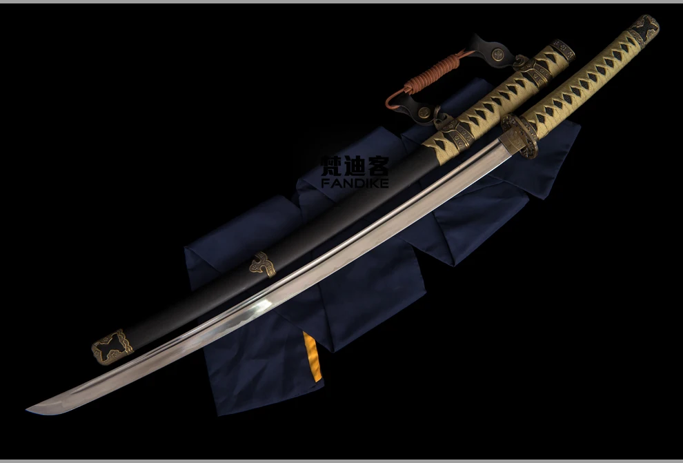 Handmade Japanese officer saber Samurai Katana Sword Full Tang Tachi Very Sharp Steel Blade | Дом и сад