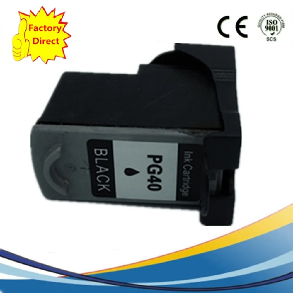 PG 40XL XL PG40 PG40XL 40 восстановленные чернильные картриджи Pixma ip2600 MP180 JX200 JX210P JX500