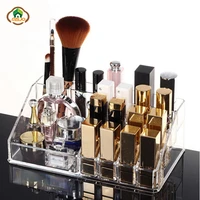 msjo storage boxes acrylic makeup box 16 lattice jewelry makeup organizer storage box lipstick cosmetic make up organizers