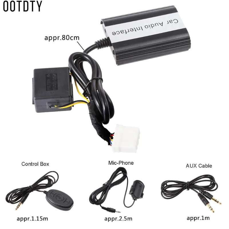 OOTDTY 1 комплект новинка автомобильный громкой связи Bluetooth MP3 беспроводной