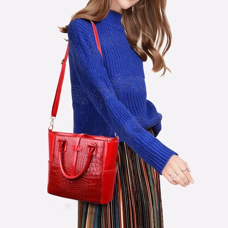 Женские кожаные сумки высококачественные на плечо 2019 винтажные Роскошные