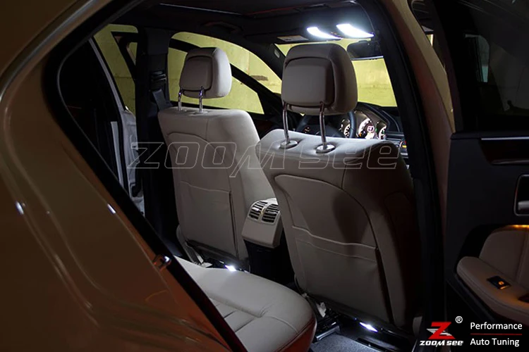 26 шт. светодиодный светильник для салона и номерного знака для Mercedes S class W221 S250 S280 S300 S320 S350 S400 S420 S450(2006-2013