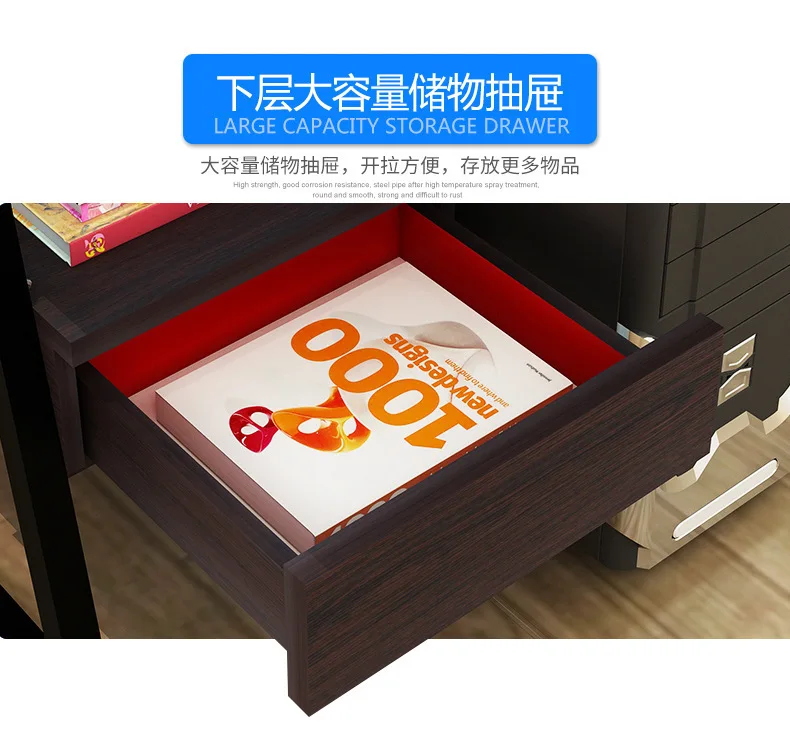 Компьютерный стол компьютерный настольный стол домашний стол студенческий стол книжная полка группа комбинировать лаконичный стол потомство волос