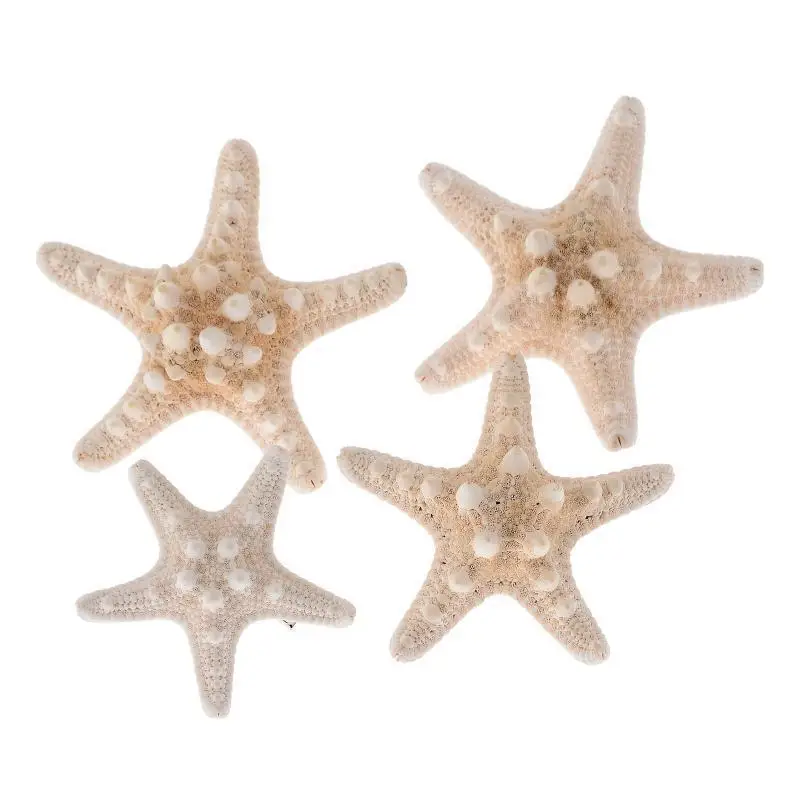Элегантные настоящие зажимы для волос в форме морской звезды заколки пляжа