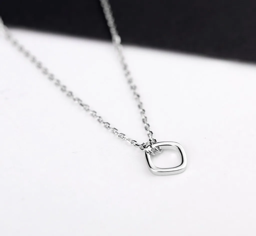 Серебряное колье 925 ювелирные изделия подвеска-цепочка ожерелье Чокер-е кольjoyeria