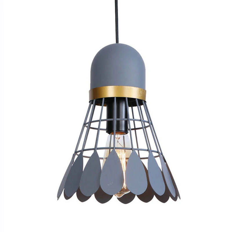 Скандинавский минималистичный креативный подвесной светильник из кованого