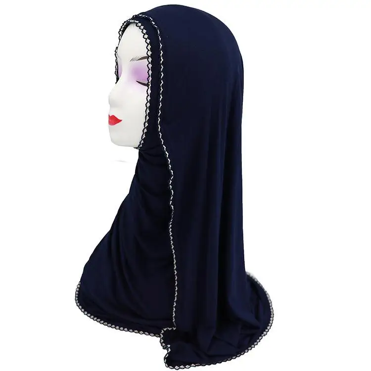 Muslim Women Long Scarf Hijab Islamic Maxi Shawl Wrap Covers Arab Solid Color Middle East Headscarf Turban Full Cover 170*70CM |