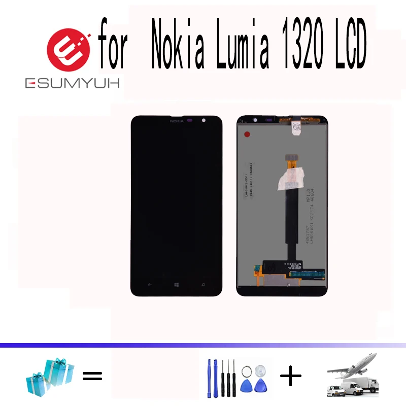 Оригинальный ЖК дисплей с дигитайзером сенсорного экрана в сборе для Nokia Lumia 1320
