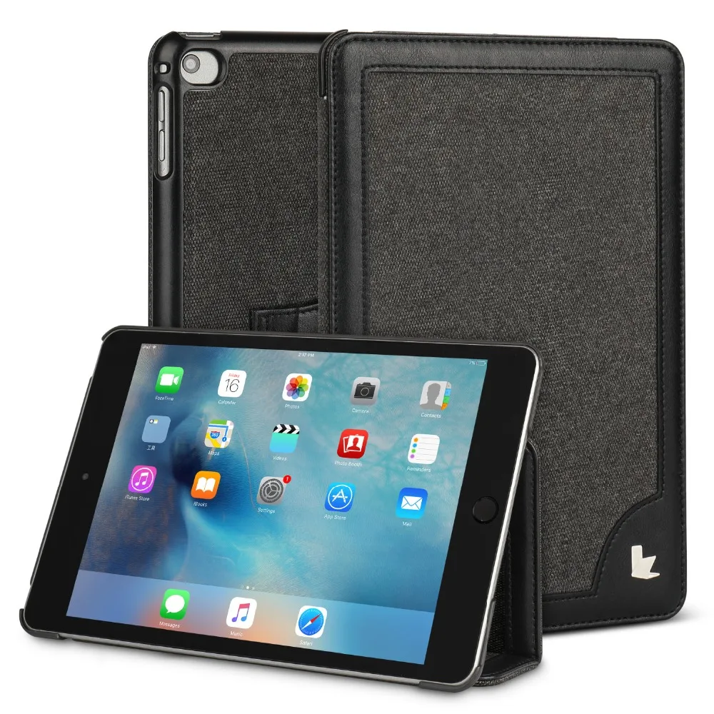 Jisoncase, чехол из микрофибры для iPad Mini 5, ультра тонкая подставка, дизайн, складной чехол-книжка, роскошный бренд, умный чехол для iPad mini 5, чехол