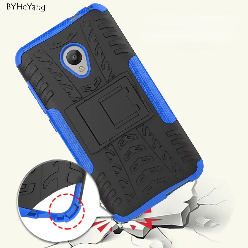 Чехол BYHeYang Alcatel U5 5 0 дюйма двойной бронированный жесткий силиконовый чехол из ТПУ