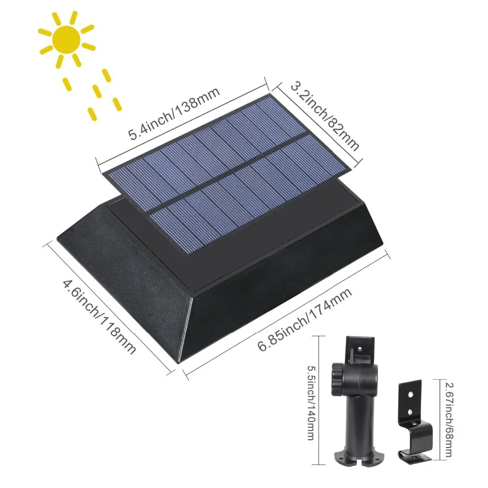 T-SUN PIR датчик движения 30 светодиодный Солнечный свет Мощность наружная стена желоба крыша сад лампы для наружного сада