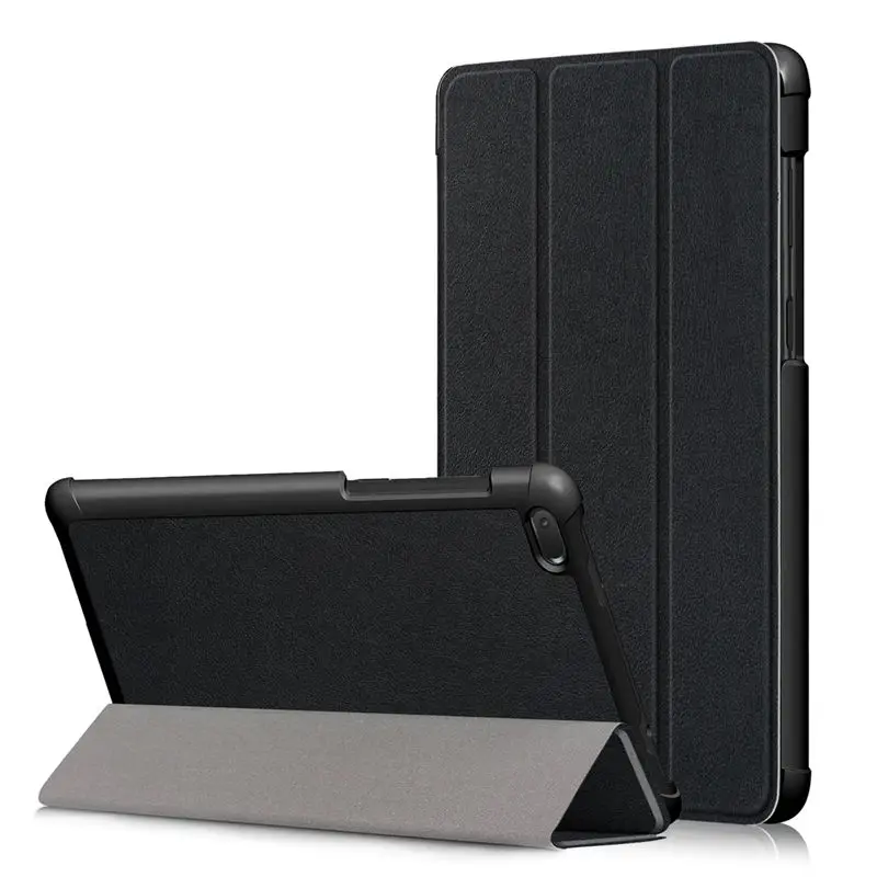 3 Folded-Black Тонкий Магнитный чехол из искусственной кожи для lenovo Tab E7 TB-7104F TB-7104I чехол для планшета чехол для lenovo e7 7 дюймов чехол для планшета - Цвет: 3 Folded-Black