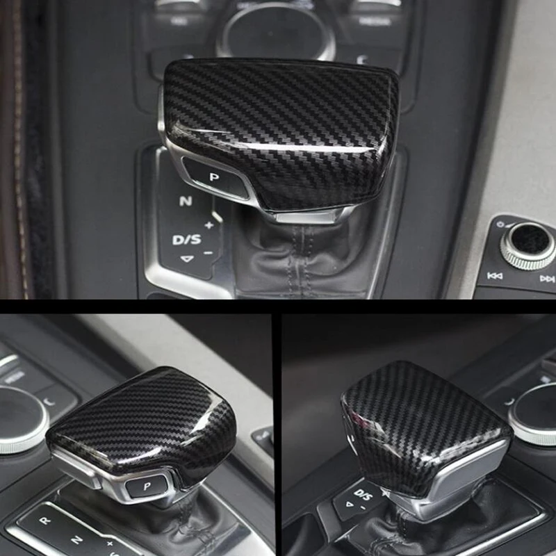 1 шт. Хромированная ручка переключения передач для Audi A3 S3 A4L A5 Q5 Q7 A6 S6 S7 A6L|Лепнина