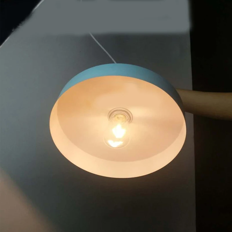 Livewin Nordic Colorful Pendant Light Art Deco Lighting Suspension Hanging lamp Restaurant Lustres Dining room Luminaire Lampara | Лампы и