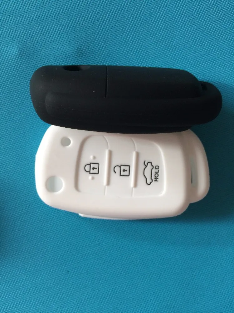 Силиконовый чехол для ключей для hyundai Creta I20 Tucson Elantra Santa fe Keyless Fob оболочки кожи держатель протектор