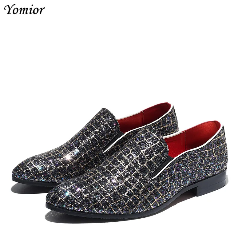 

Yomior Summer Men Leather Shoes Fashion Handmade Vintage Classic Style Business Suit Dress Shoes Formal Wedding Shoes Big Size
