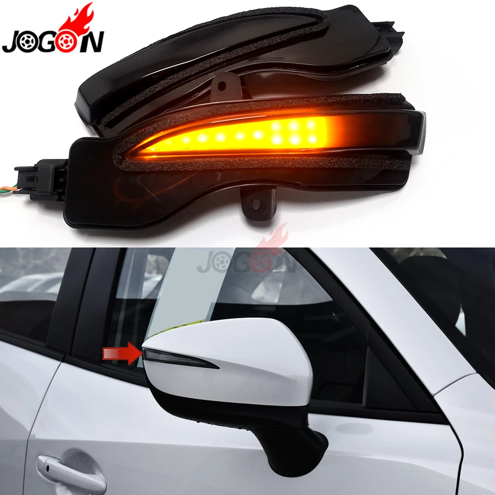 Светодиодный светильник черного цвета с поворотным сигналом для Mazda