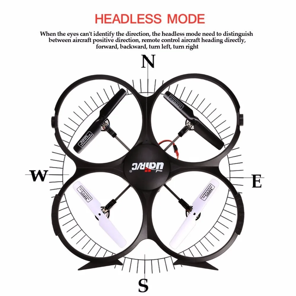 UDI U818A HD 2 4 GHz 4CH 6 осевой гироскоп Безголовый режим RC Quadcopter Drone w/HD 2MP камера