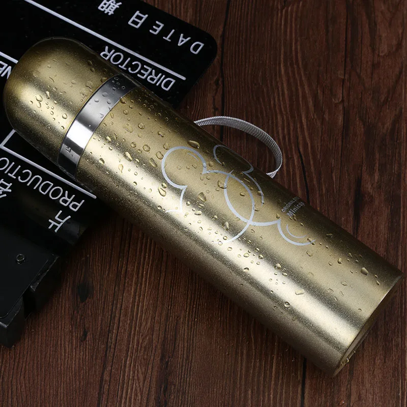 Мультяшная Термокружка для детей мальчиков и девочек вакуумная колба чашка из