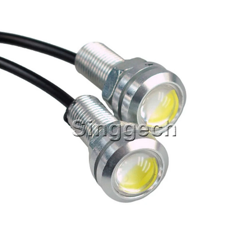2X автомобиля 18 мм орлиный глаз светильник 12V DIY DRL для Honda Civic 2006 2011 Accord Fit CRV