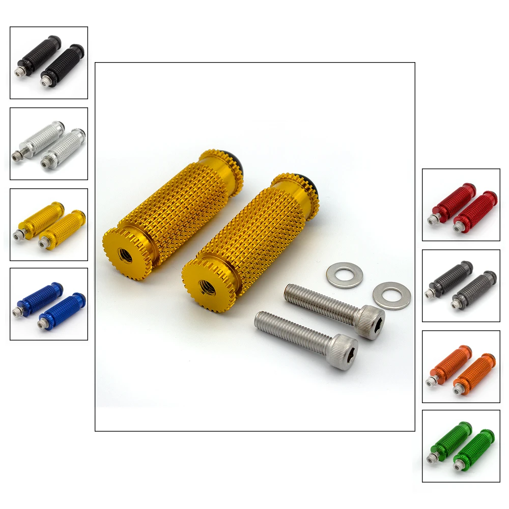 Универсальный CNC мотоцикл Rearset Footrests Knurling Footpeg педаль для Kawasaki NINJA 300 250 2013-2016 2014 2015 |