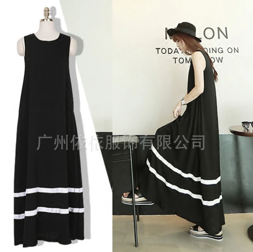 

Spring and summer new style Modal vest dress Loose sleeveless dress European and American explosion dresses