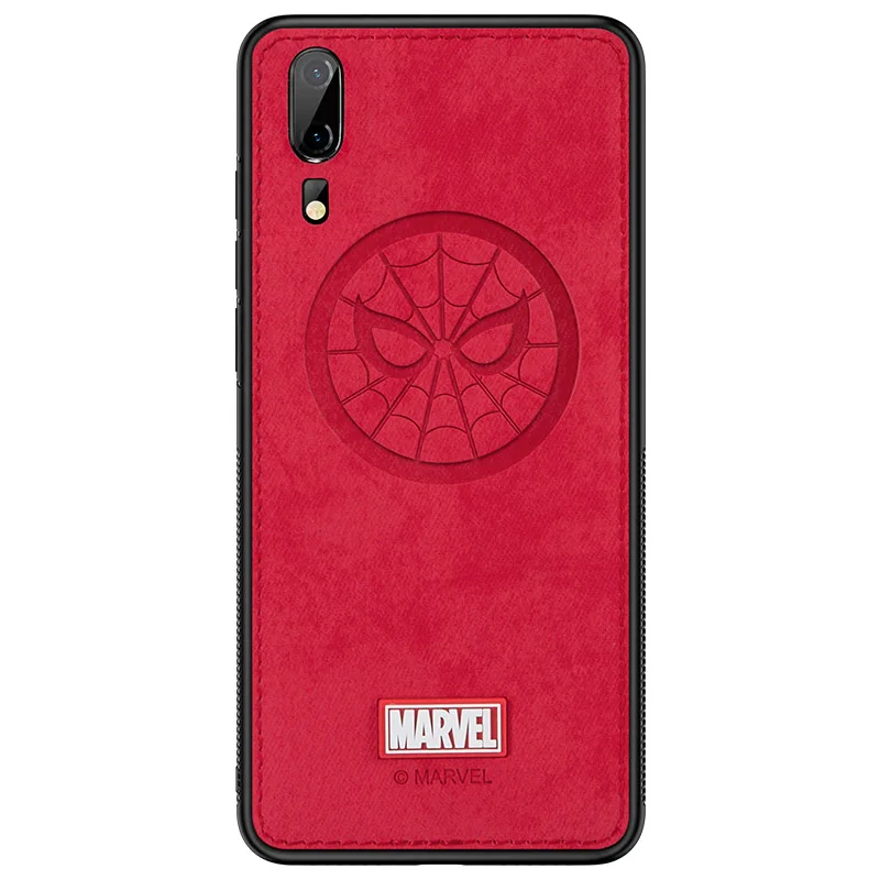 Оригинальные брендовые чехлы для телефонов huawei P20 Pro Марвел Тор Железный человек паук ударопрочный тканевый задний Чехол для huawei P20 Coque