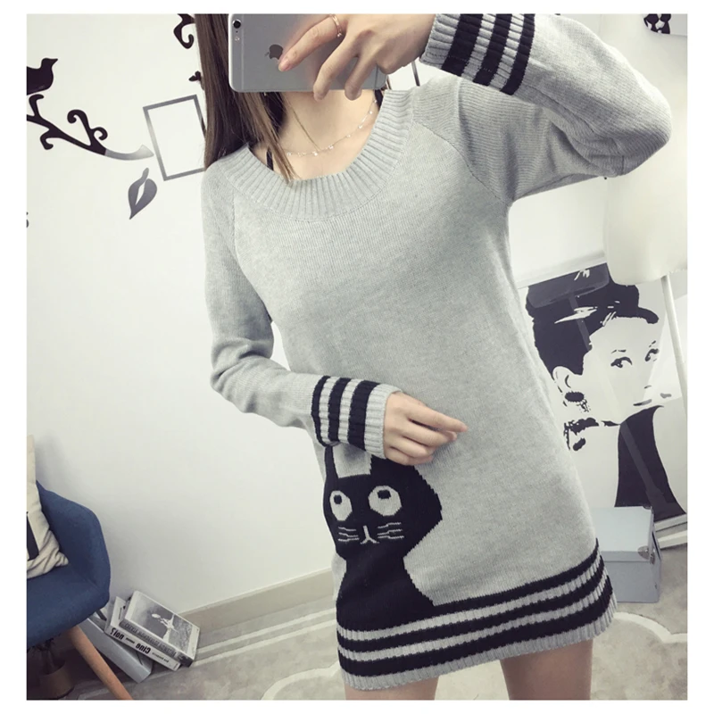 Весна 2017 новинка женский браслет tuxelo с круглым вырезом рисунком длинными