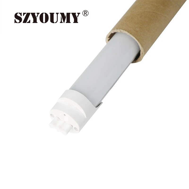 Новая светодиодная лампа SZYOUMY T8 молочная крышка 9 Вт 2 фута 14 3 22 4 24 5 футов 28 6 6000K
