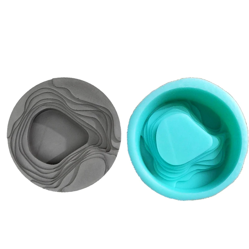 Силиконовая форма для цемента пепельница бетона хранения тарелка террасных