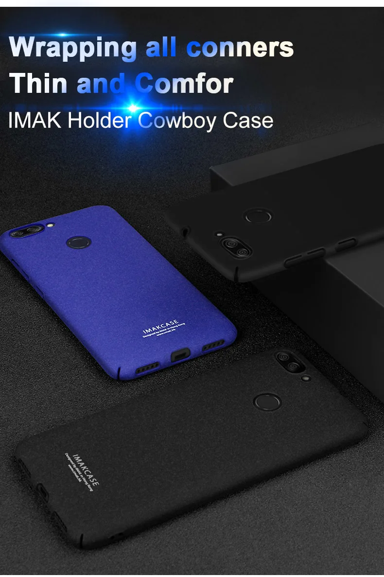 Для asus Zenfone Max Plus M1 X018D чехол IMAK Жесткий чехол-накладка из поликарбоната для asus Zenfone Peg asus 4S Max Plus ZB570TL 5,7 дюймов