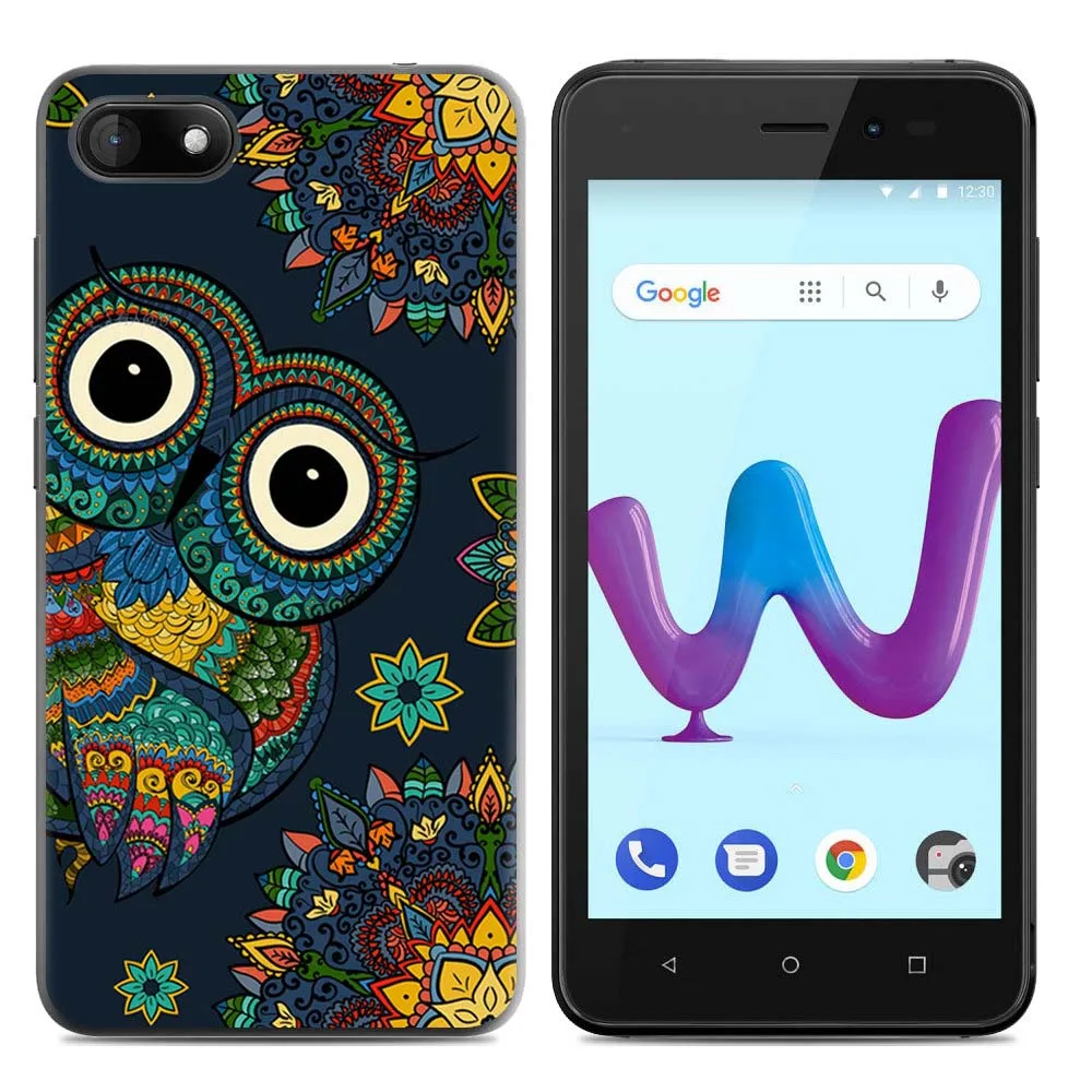 Colorful Owl Принципиально Wiko Harry 2 чехол силиконовый чехол на заднюю панель телефона Wiko Sunny 3 чехол мягкий, симпатичный, из ТПУ Живопись чехол housse pour Wiko sunny 3 крышка - Цвет: Colorful Owl