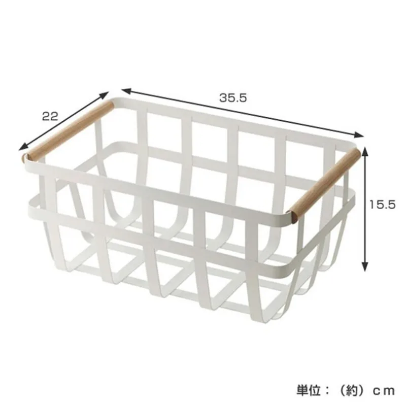 1 шт. корзина для хранения закусок мелочей кухонного и организации белый