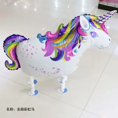 Omilut Baby Shower Unicorn Balloons Aluminium Foil Happy Birthday Party Decoration Supplies | Дом и сад