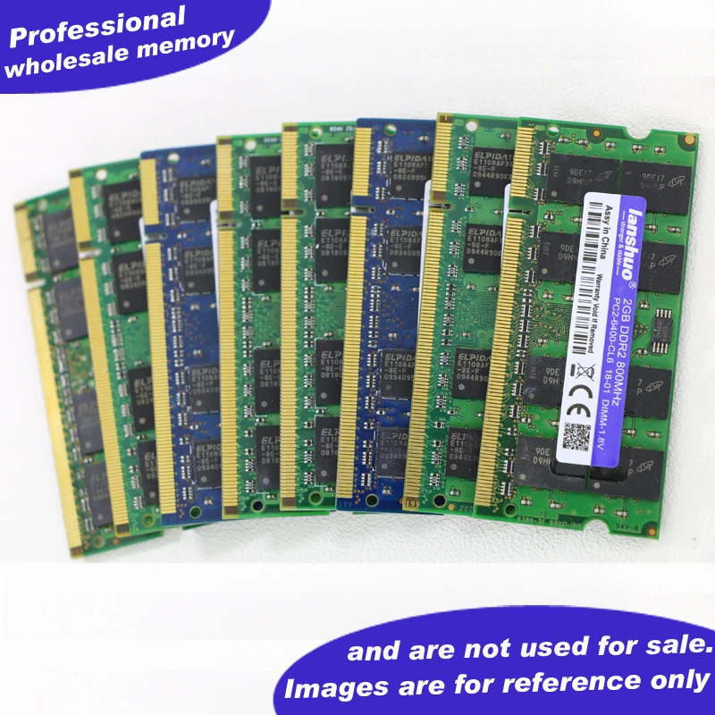 Оперативная память для ноутбука lanshuo 1 ГБ DDR2 pc2 6400 800 МГц 2RX8|Оперативная память| |