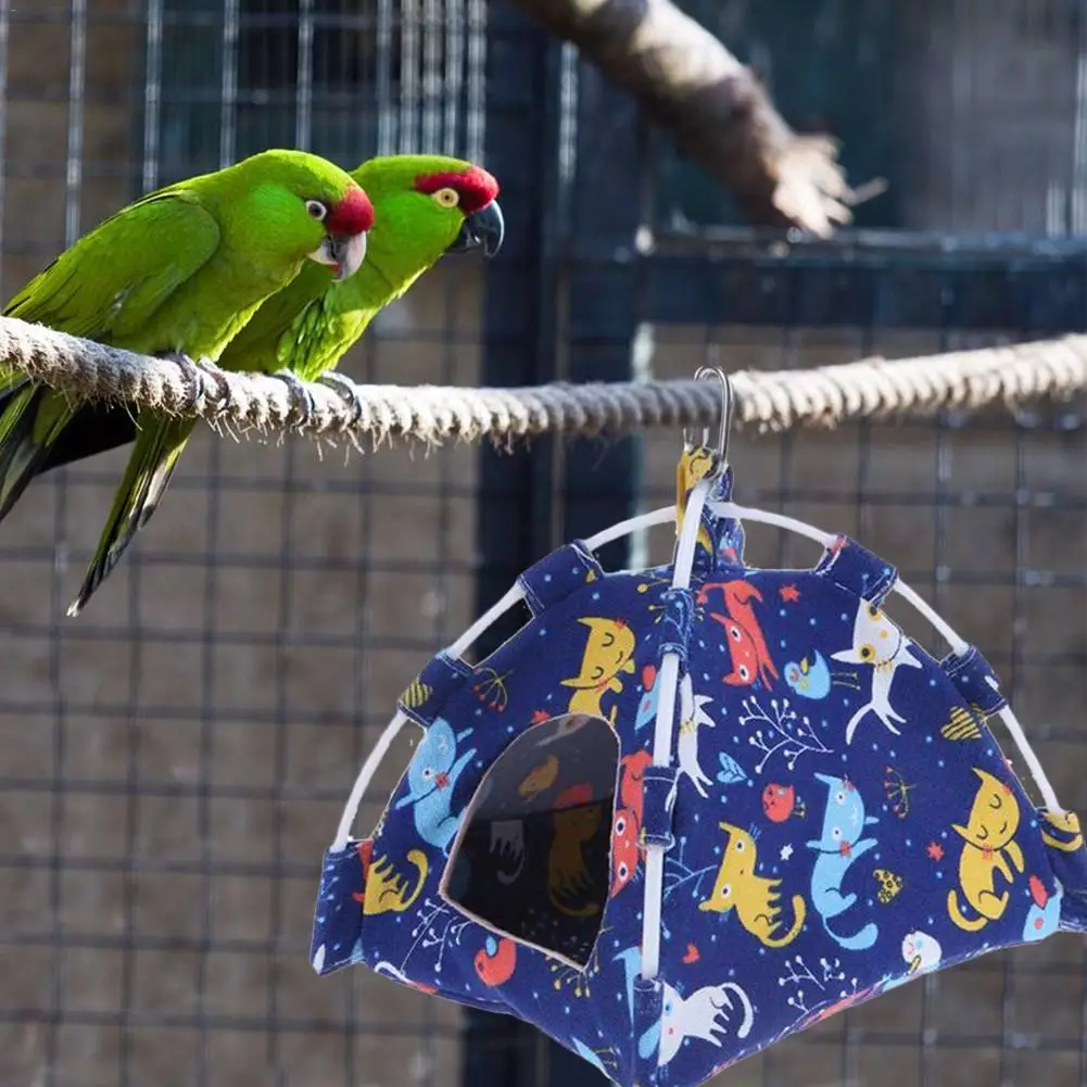 Милый Попугай палатка Птичье гнездо маленький питомец Универсальный