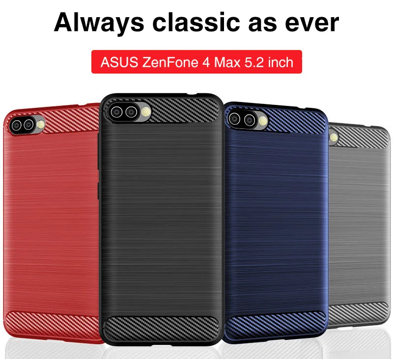ASUS ZenFone 4 Max чехол матовый Силиконовый мягкий Задняя накладка чехла из ТПУ для