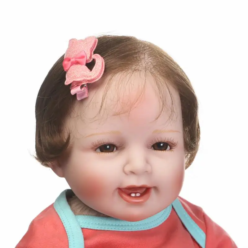 55 см Силиконовые Reborn куклы Baby живой реалистичный Boneca Bebe реалистичные настоящая