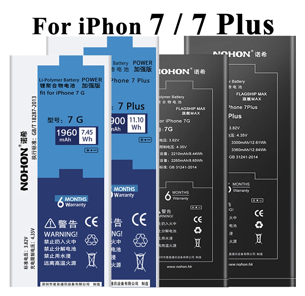 Аккумулятор для Apple iPhone 7 Plus 7G 7/7 P 7 Plus iPhone7 1960-3360 mAh встроенные литий-полимерные батареи+ инструменты для Apple iPhone 7 Plus батареи