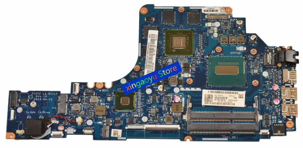 

Для Lenovo Y70-70 материнская плата для ноутбука 4 Гб w / i7-4720HQ GTX960M LA-B111P ZIVY2 материнская плата