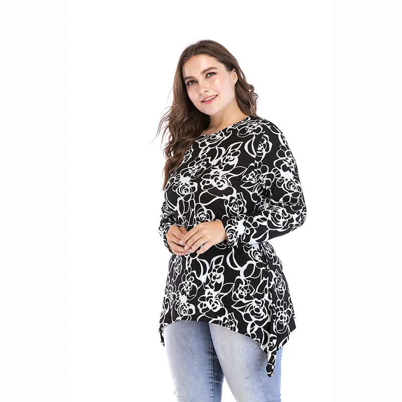 Модный новый дизайн Блузка с узором Топ Мусульманская одежда Контрастный цвет |