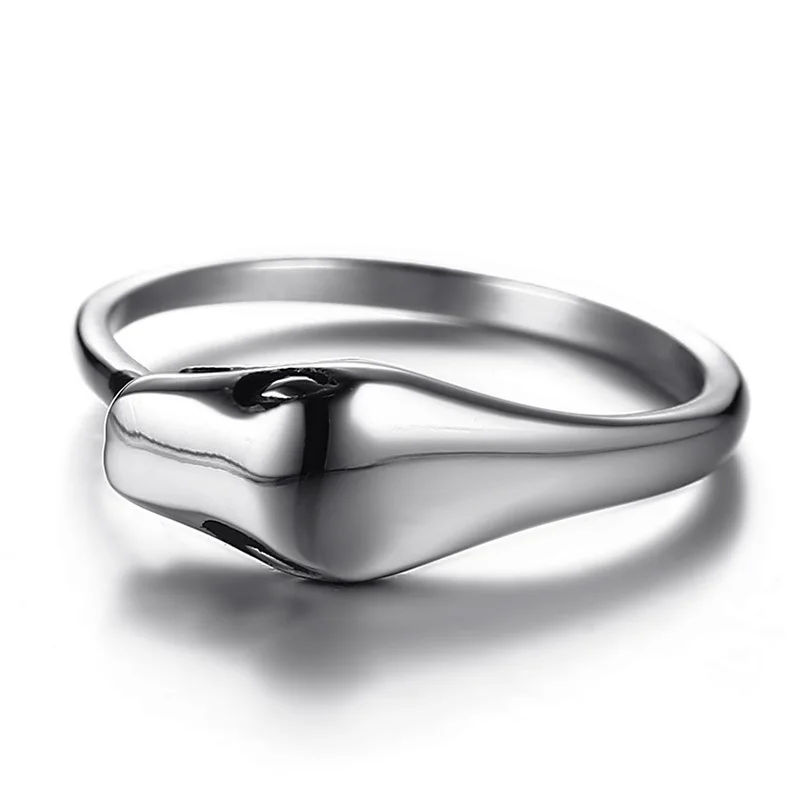 Мужские кольца в стиле панк змеи серебряного цвета из нержавеющей стали