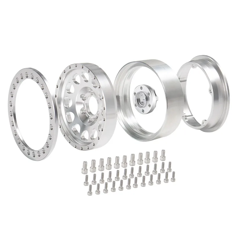 4 шт. 2,2 Beadlock Колесные диски для 1/10 Axial SCX10 RR10 Wraith 90048 90018 Traxxas TRX4 RC Рок Гусеничные запасные части