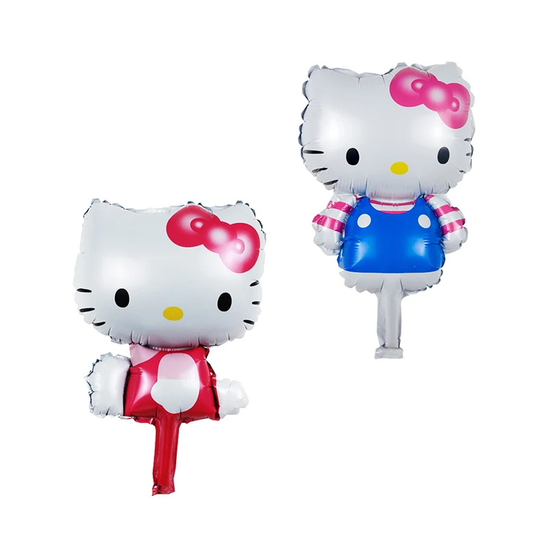KUAWANLE 50 шт./лот мини воздушный шар Hello Kitty мультфильм Кот KT фольгированные шары