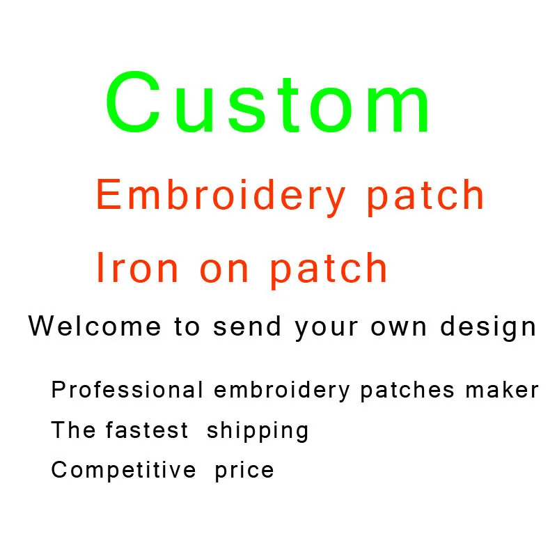 200 шт. Бесплатная доставка DHL дешевая оптовая продажа нашивка на заказ вышитая